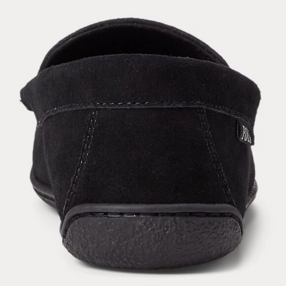 New Ralph Lauren pony bear moccasin slippers black 10, 13-14 Size main image 5